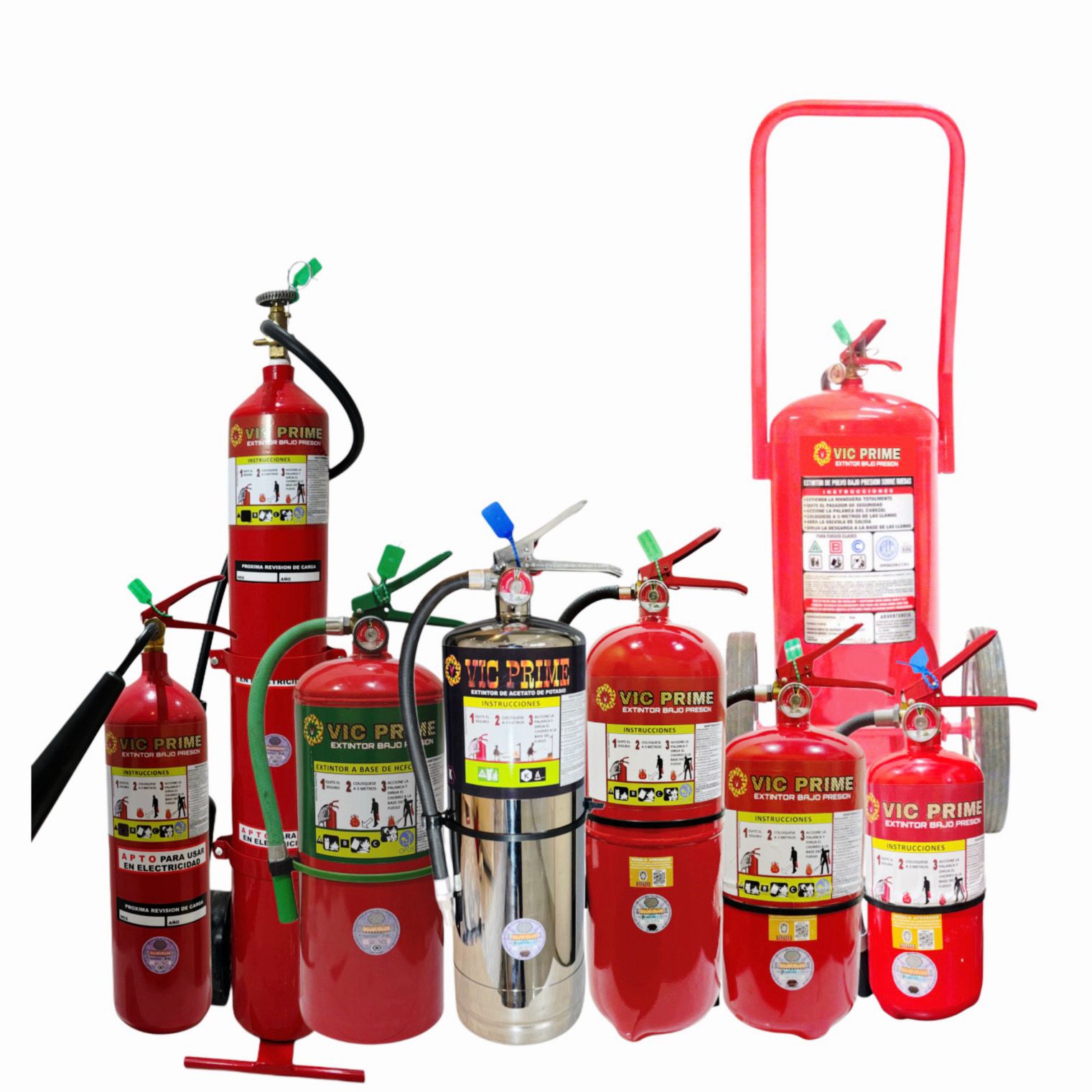 Catálogo completo de matafuegos Vic Prime - Toda la gama de productos